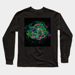 Black Panther Art - Glowing Edges 592 Long Sleeve T-Shirt